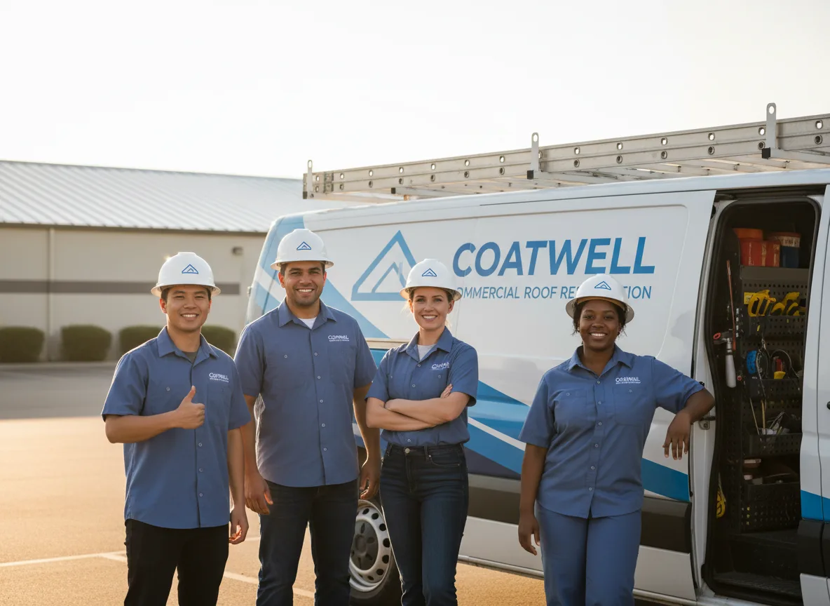 Commercial roof coating company in Northboro, IA